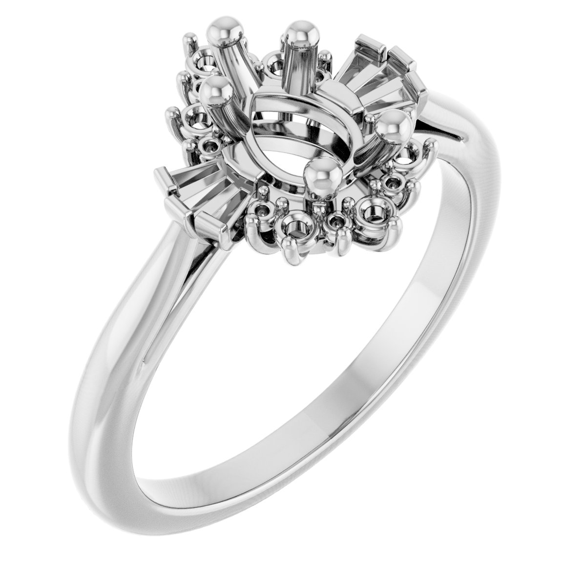 Halo-Style Engagement Ring or Band