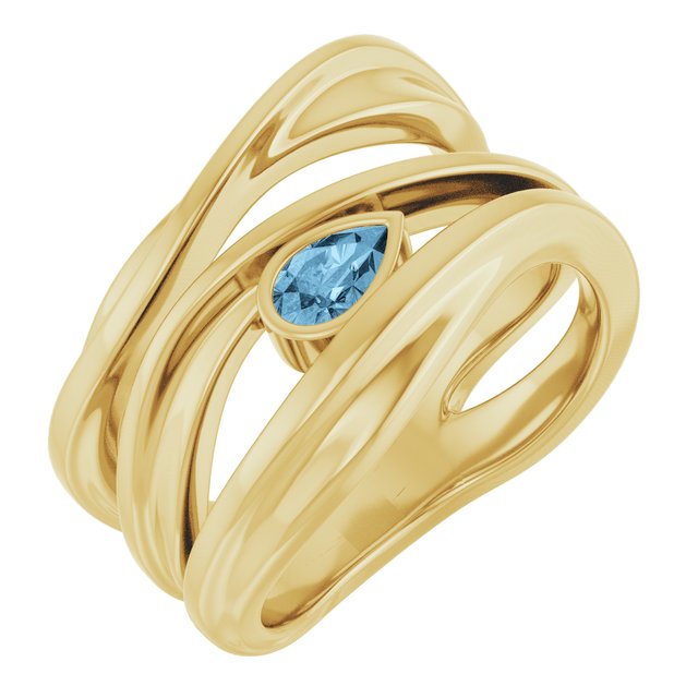 14k Yellow Gold