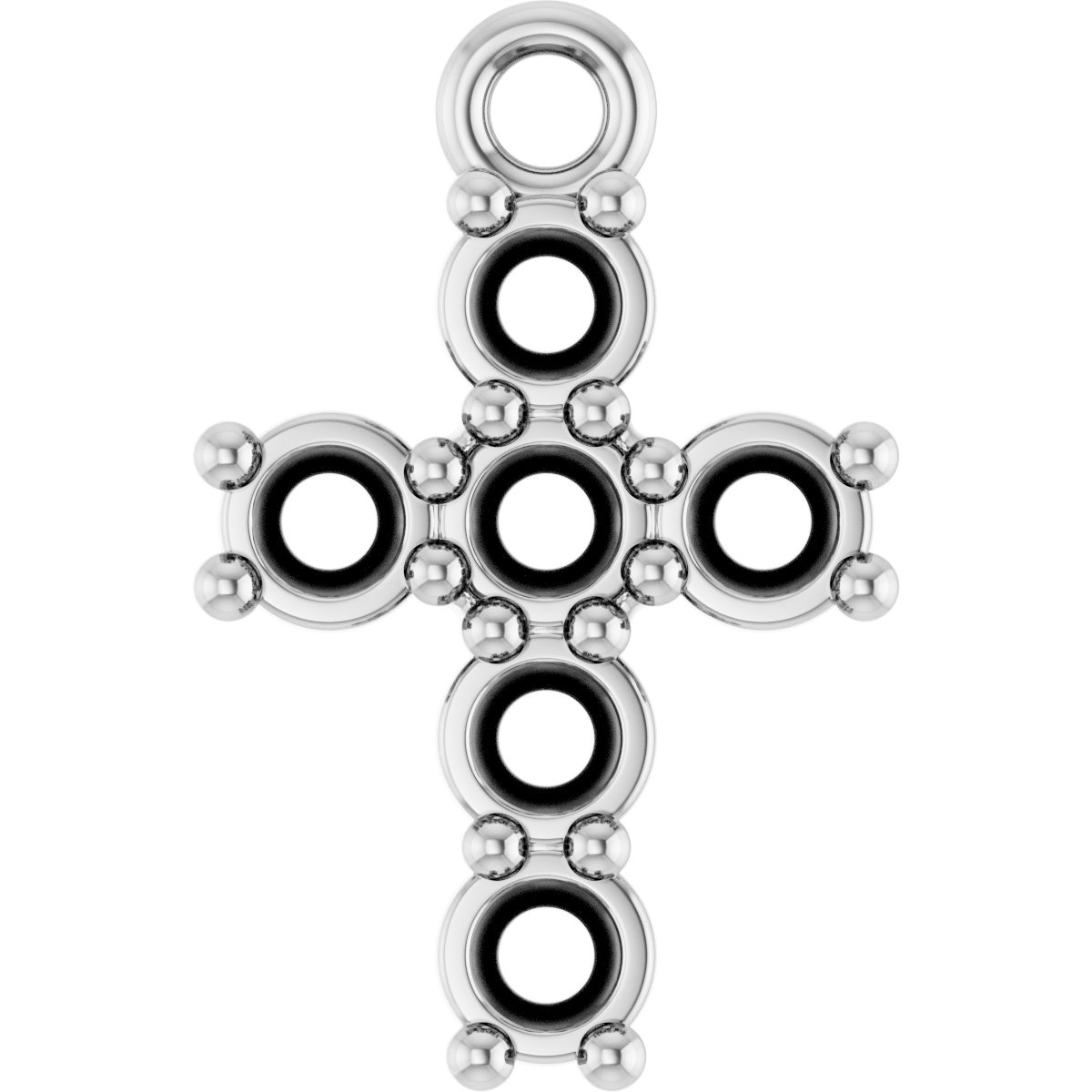 Accented Cross Dangle