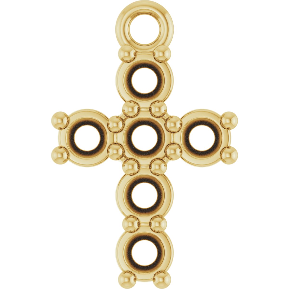 Accented Cross Dangle