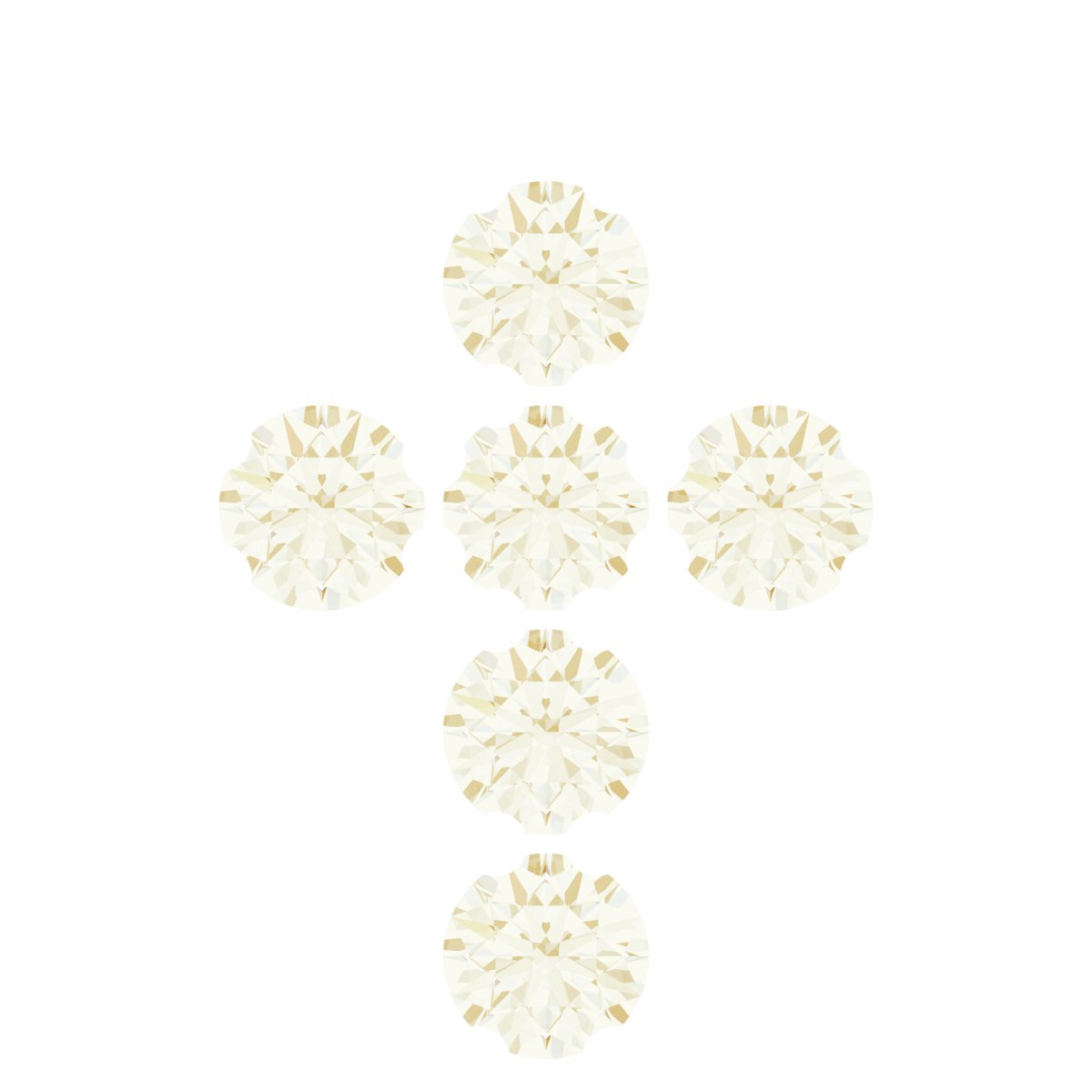 Accented Cross Dangle