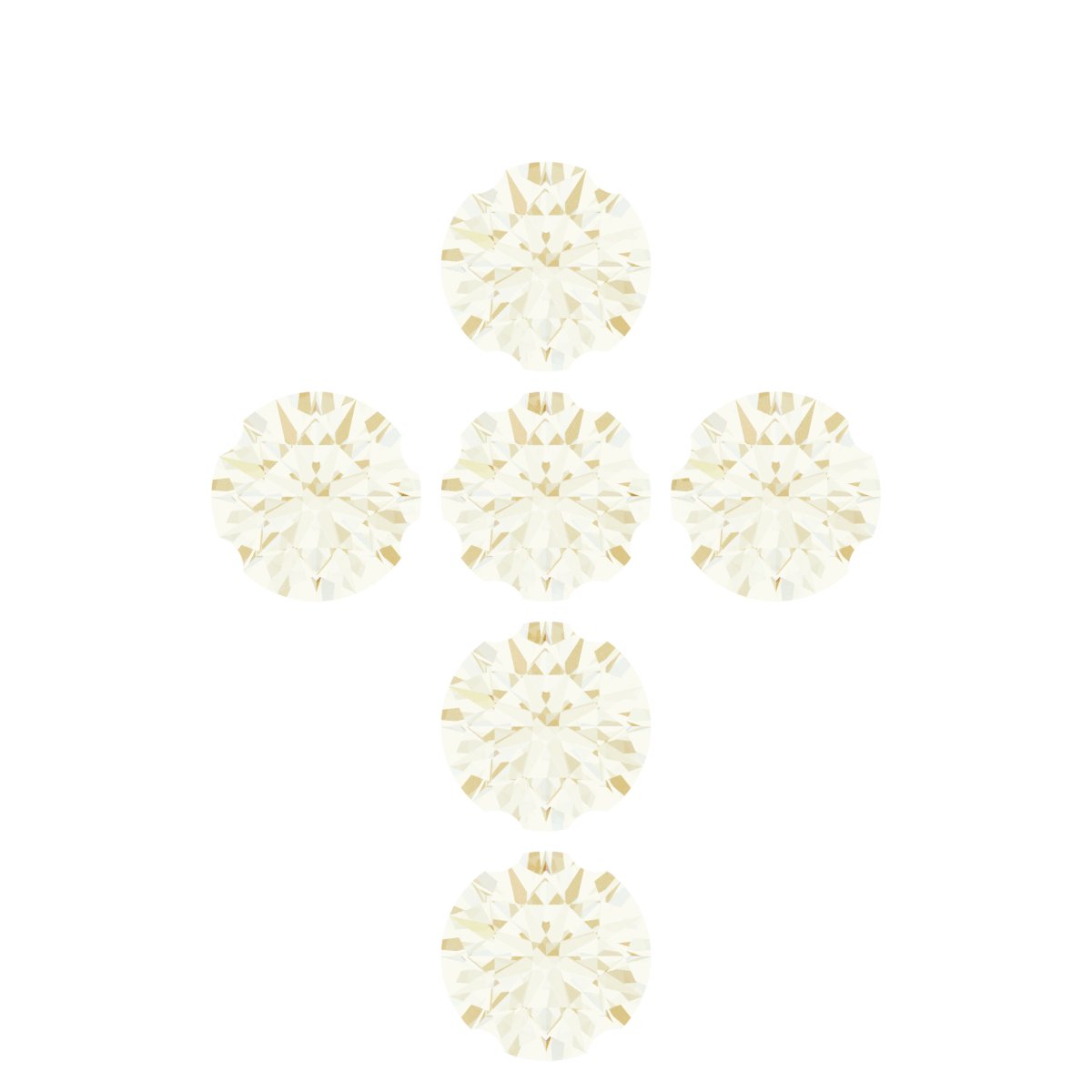 Accented Cross Dangle