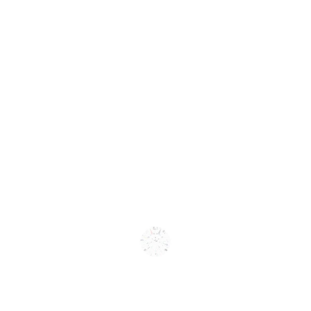 14k White Gold