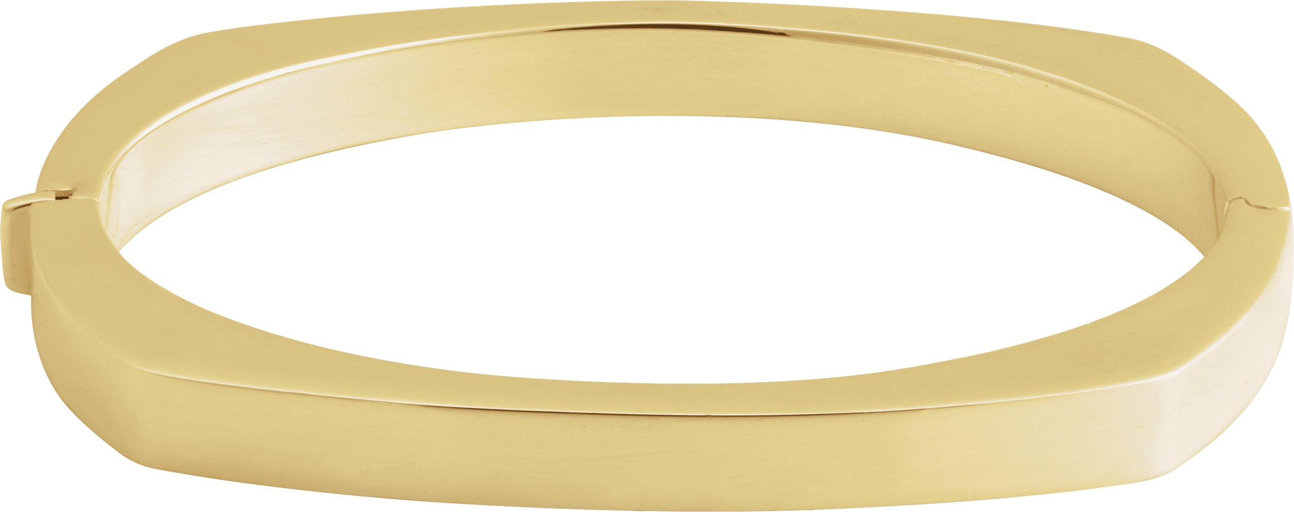 14K Yellow 6 mm Bangle 6 1/2 Bracelet