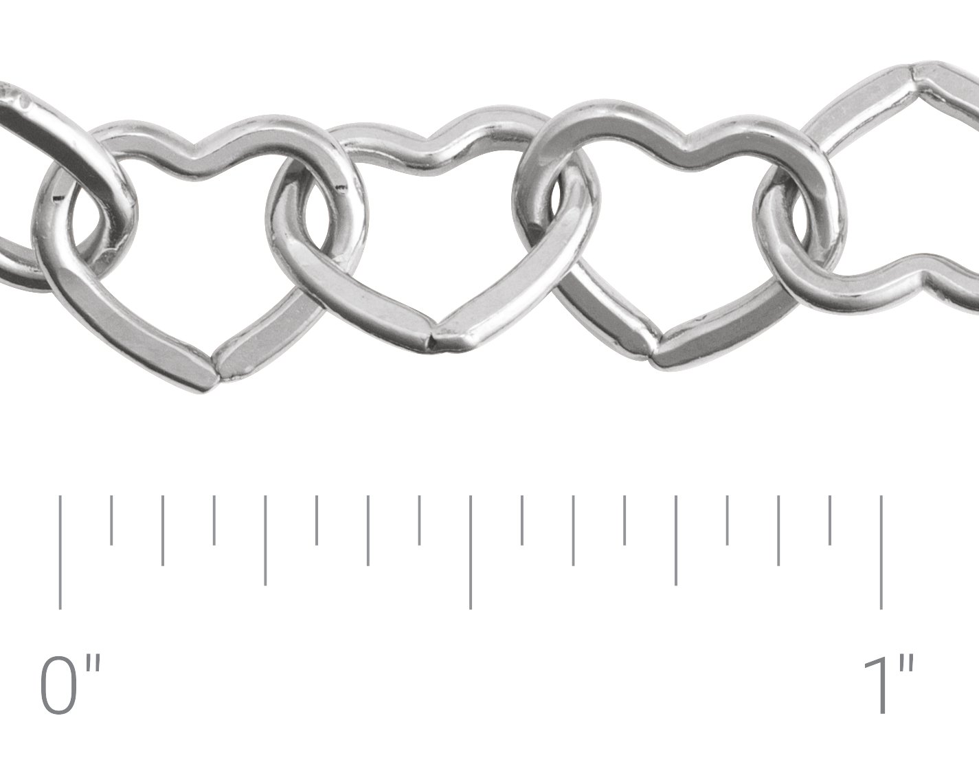 9 mm Heart Chain