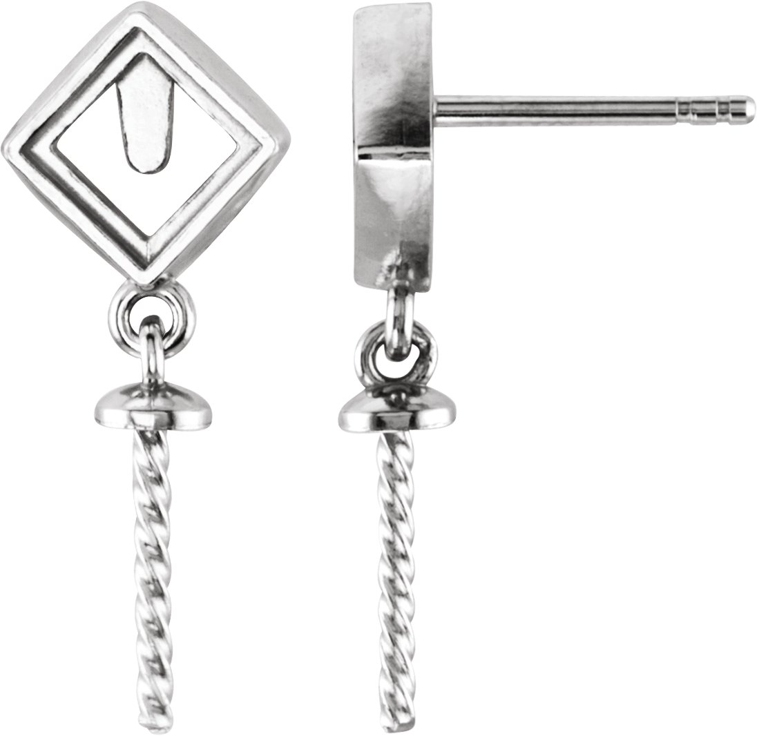 Accented Pearl Earrings