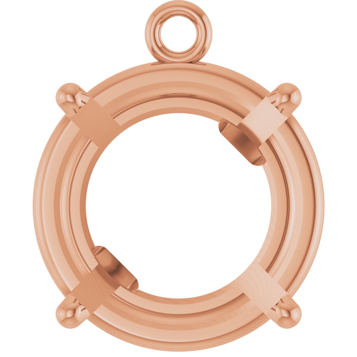 Round 4-Prong Basket Dangle
