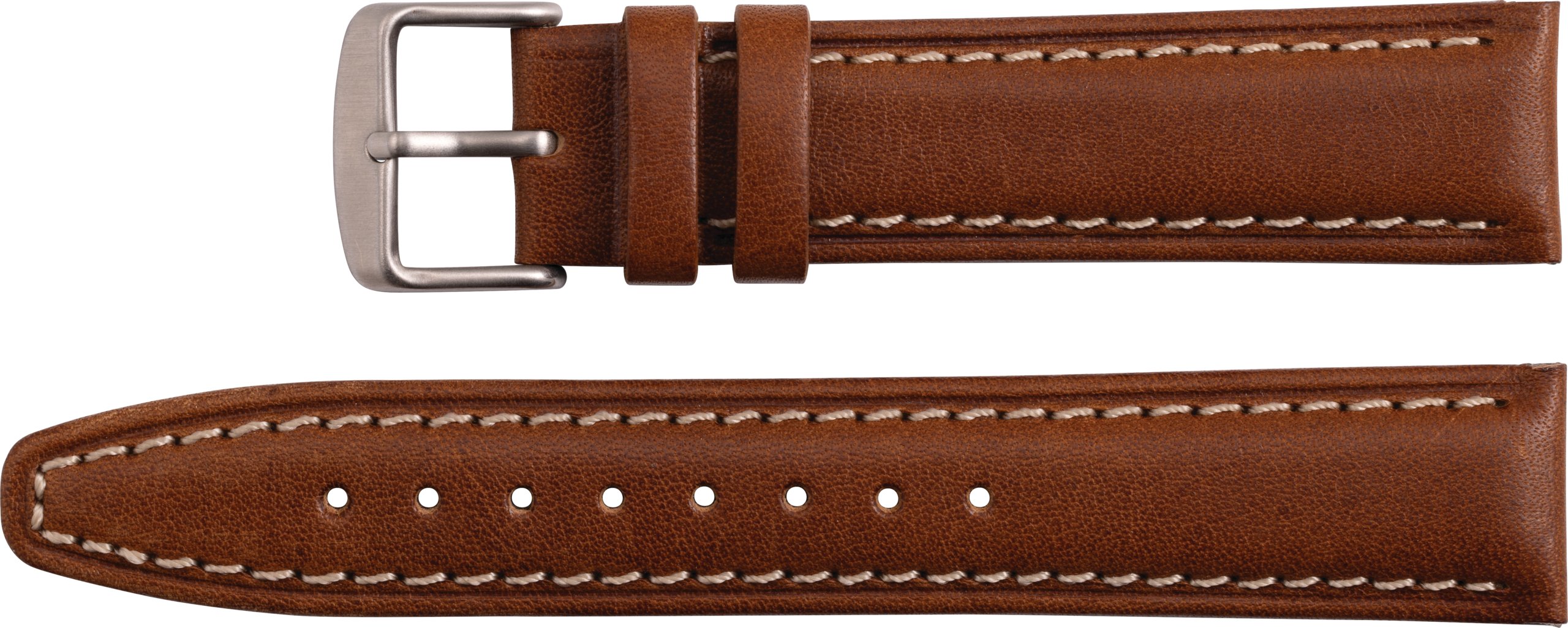 Smooth Oily Leather Calfskin Watch Bands