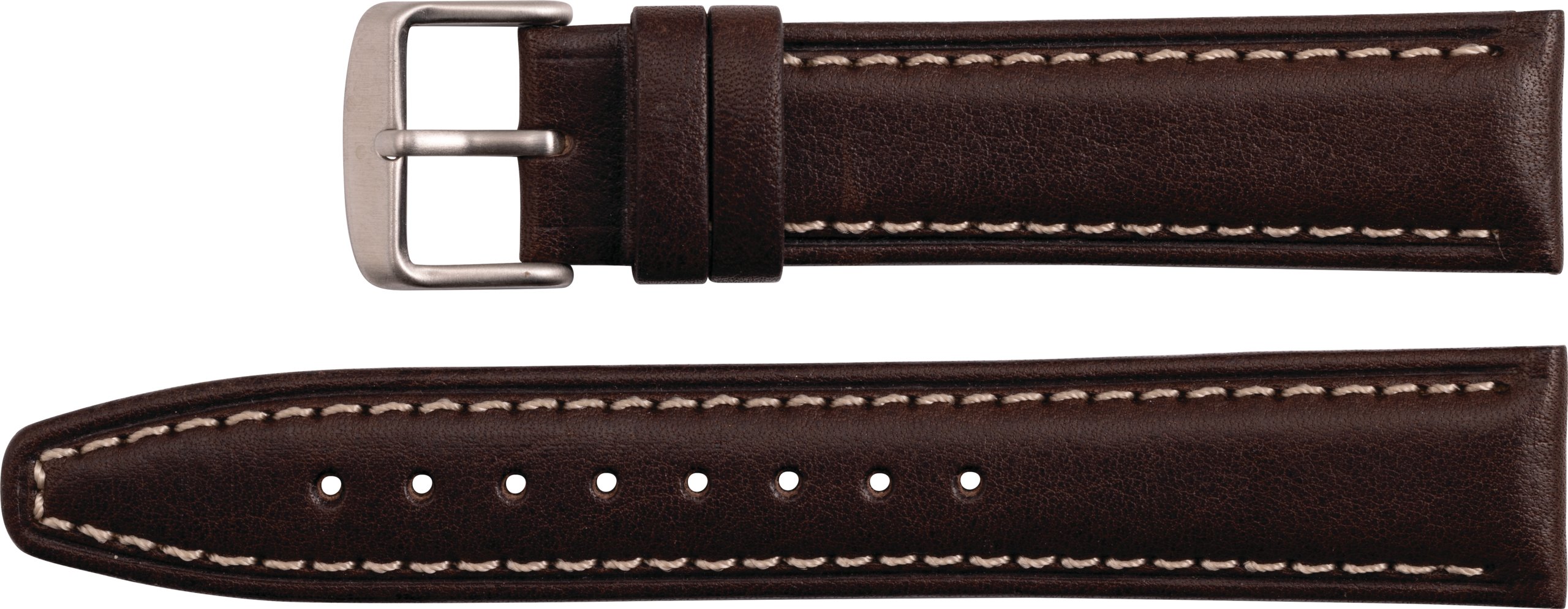 Smooth Oily Leather Calfskin Watch Bands