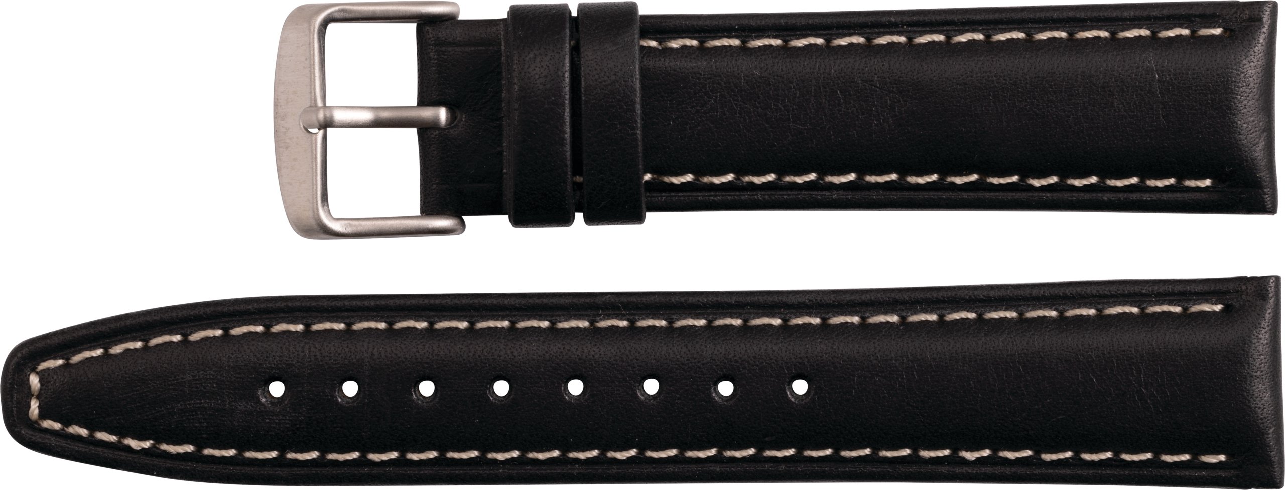 Smooth Oily Leather Calfskin Watch Bands