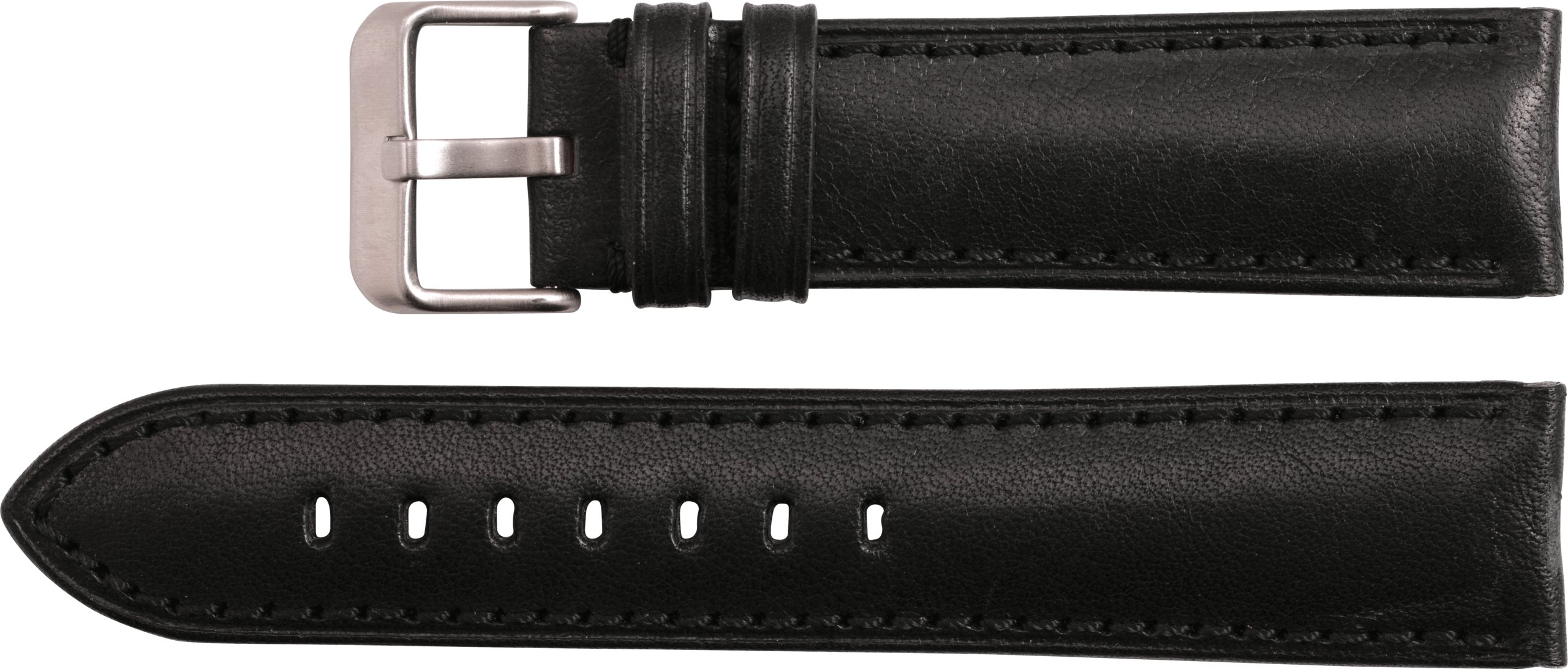 Smooth Oily Leather Calfskin Watch Bands