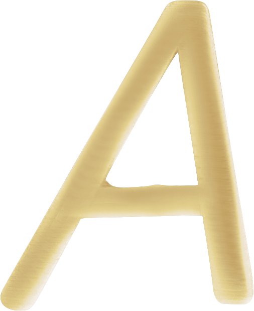 Italic Sans Serif Initial Trim