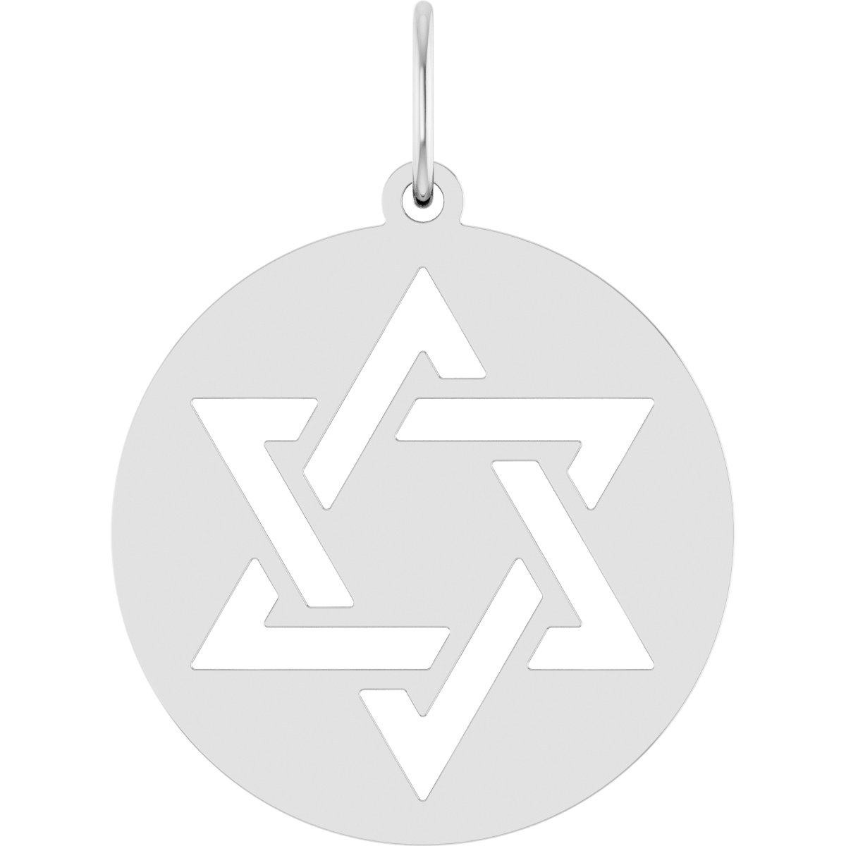 Sterling Silver Star of David Pendant