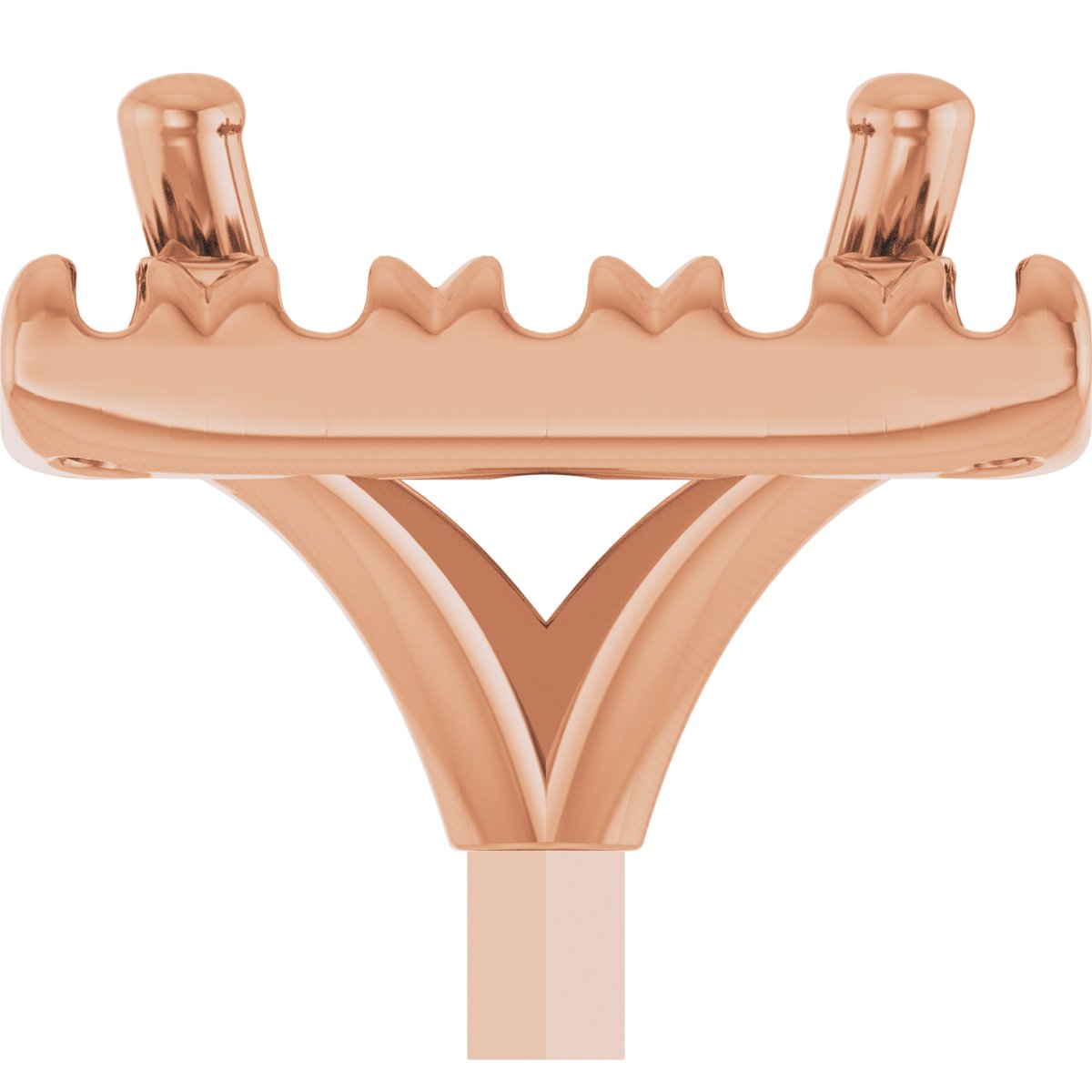 French-Set Halo-Style Peg Setting
