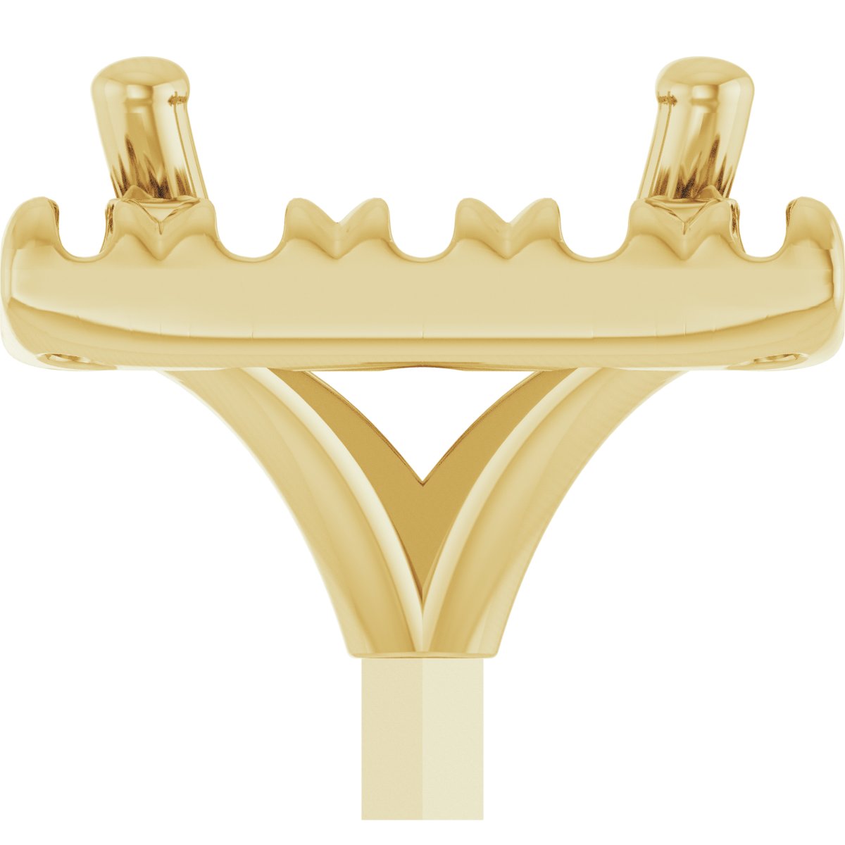 French-Set Halo-Style Peg Setting