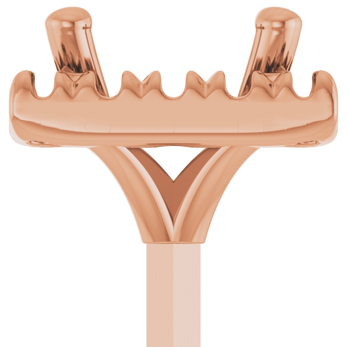 French-Set Halo-Style Peg Setting