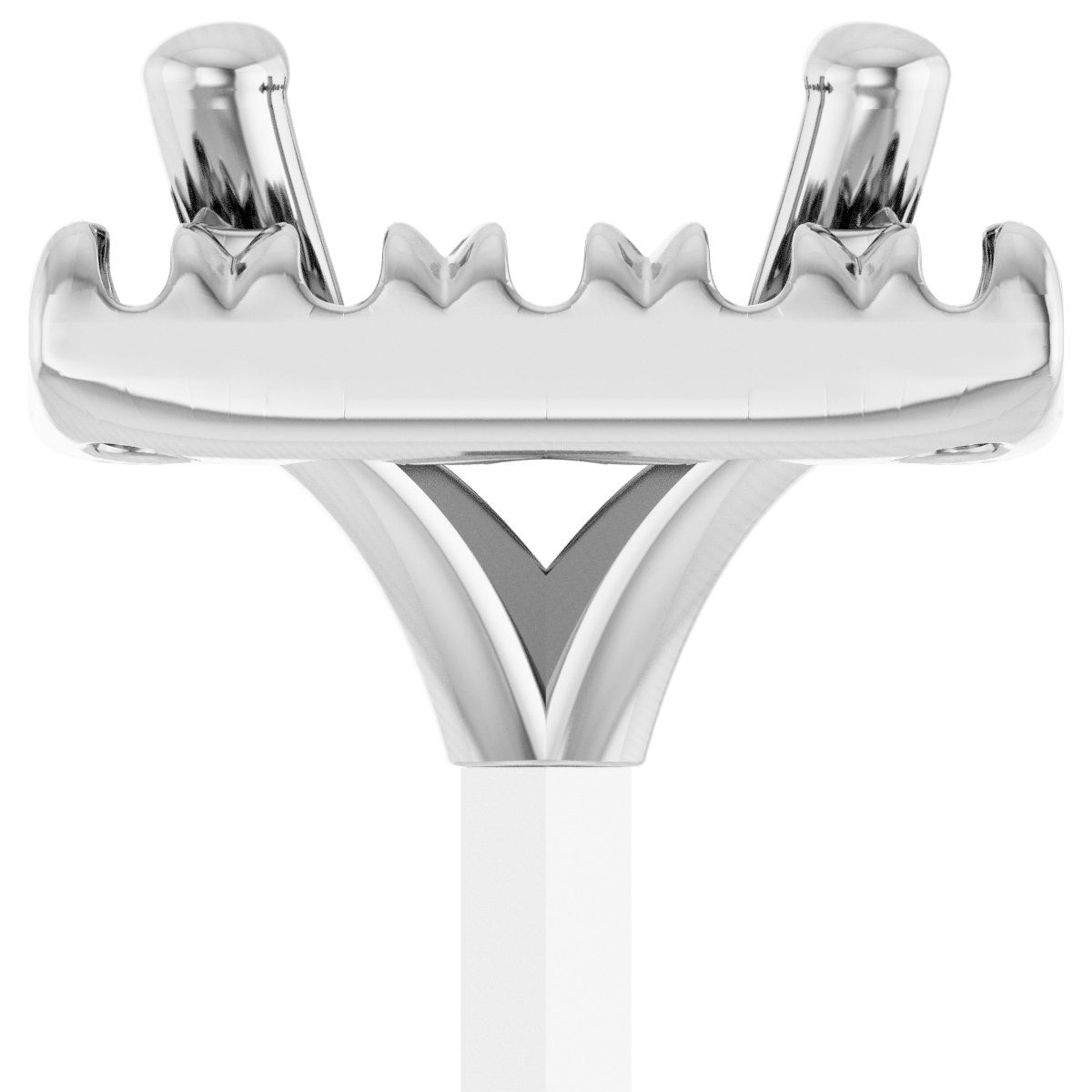 French-Set Halo-Style Peg Setting