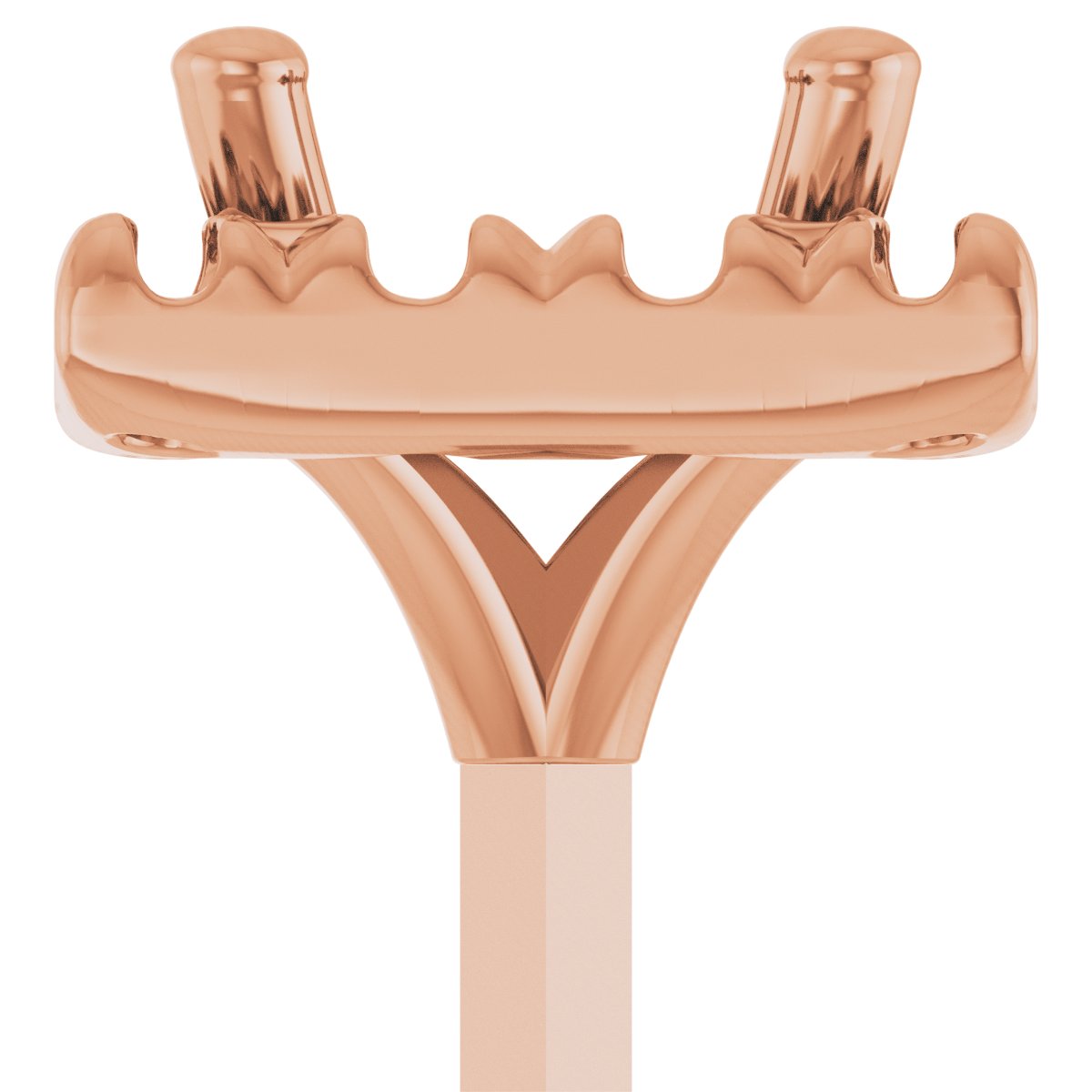 French-Set Halo-Style Peg Setting