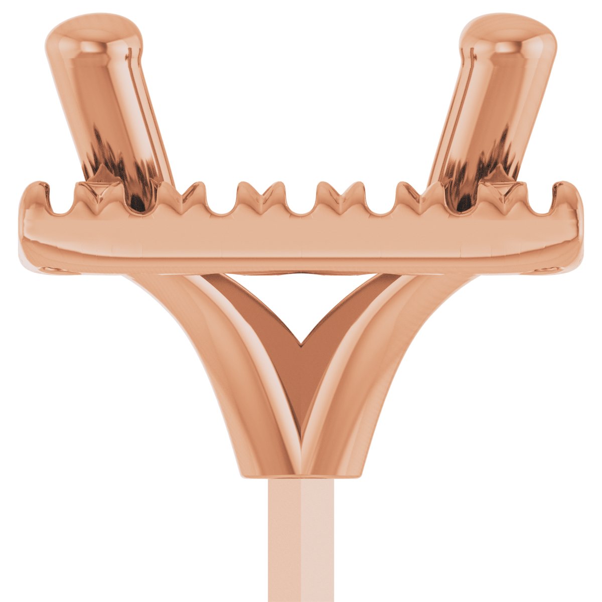 French-Set Halo-Style Peg Setting