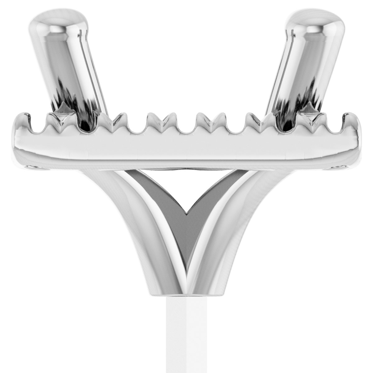 French-Set Halo-Style Peg Setting