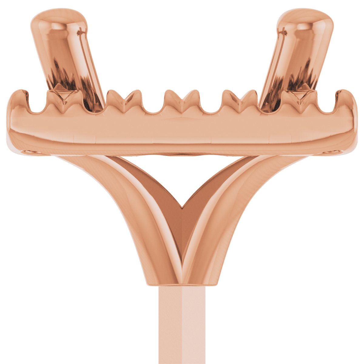 French-Set Halo-Style Peg Setting