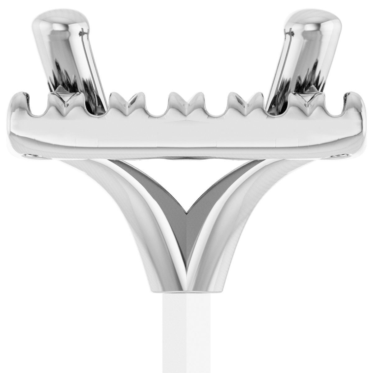 French-Set Halo-Style Peg Setting