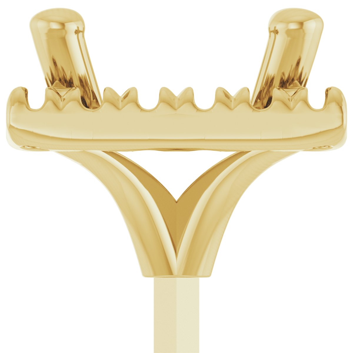 French-Set Halo-Style Peg Setting