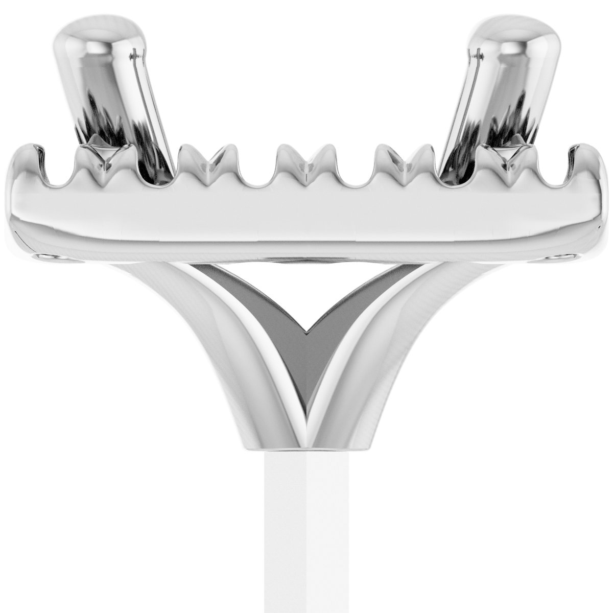 French-Set Halo-Style Peg Setting