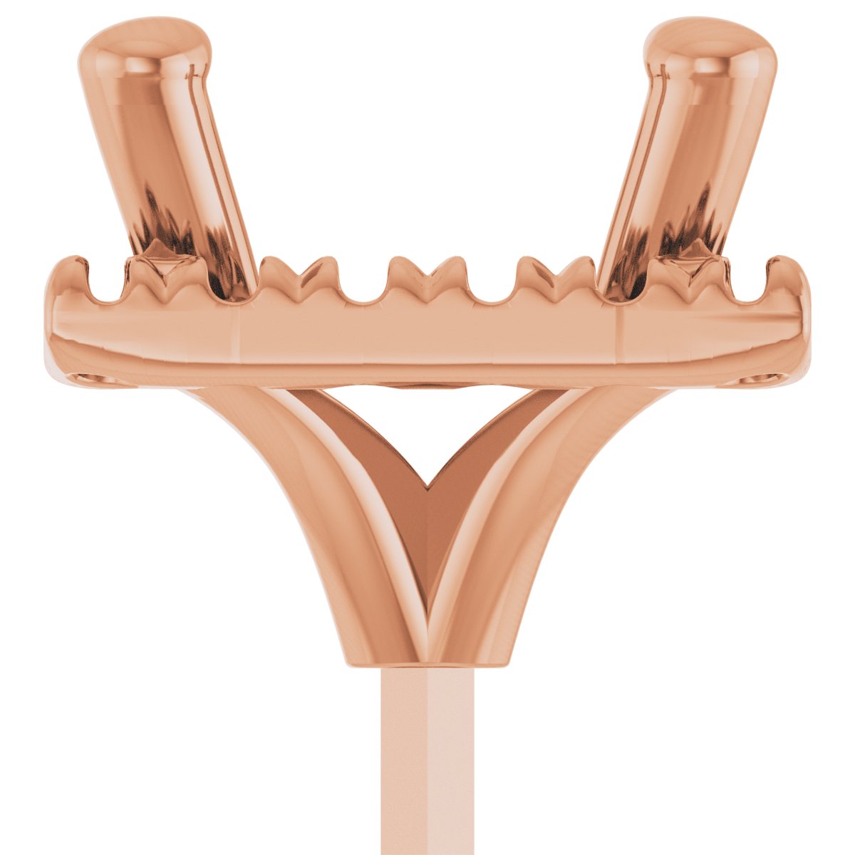 French-Set Halo-Style Peg Setting