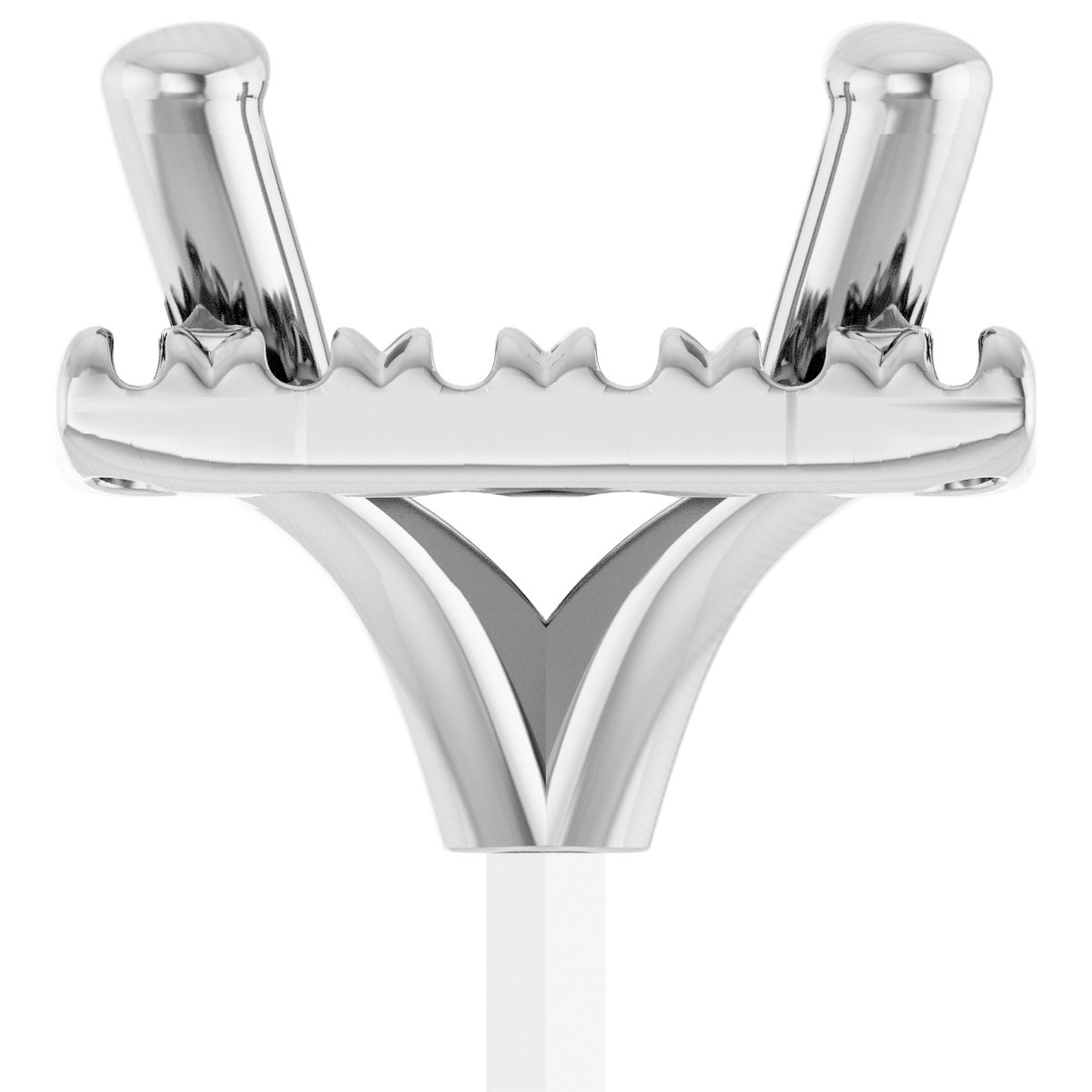 French-Set Halo-Style Peg Setting