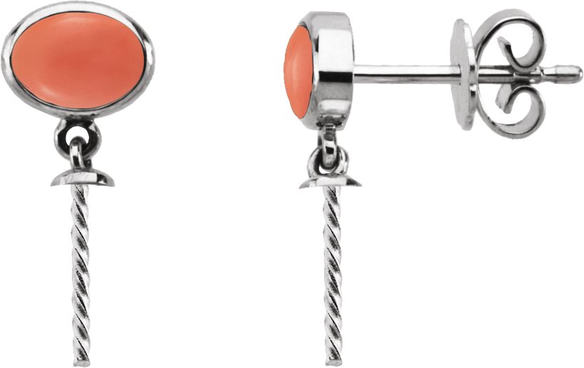 Accented Pearl Earrings