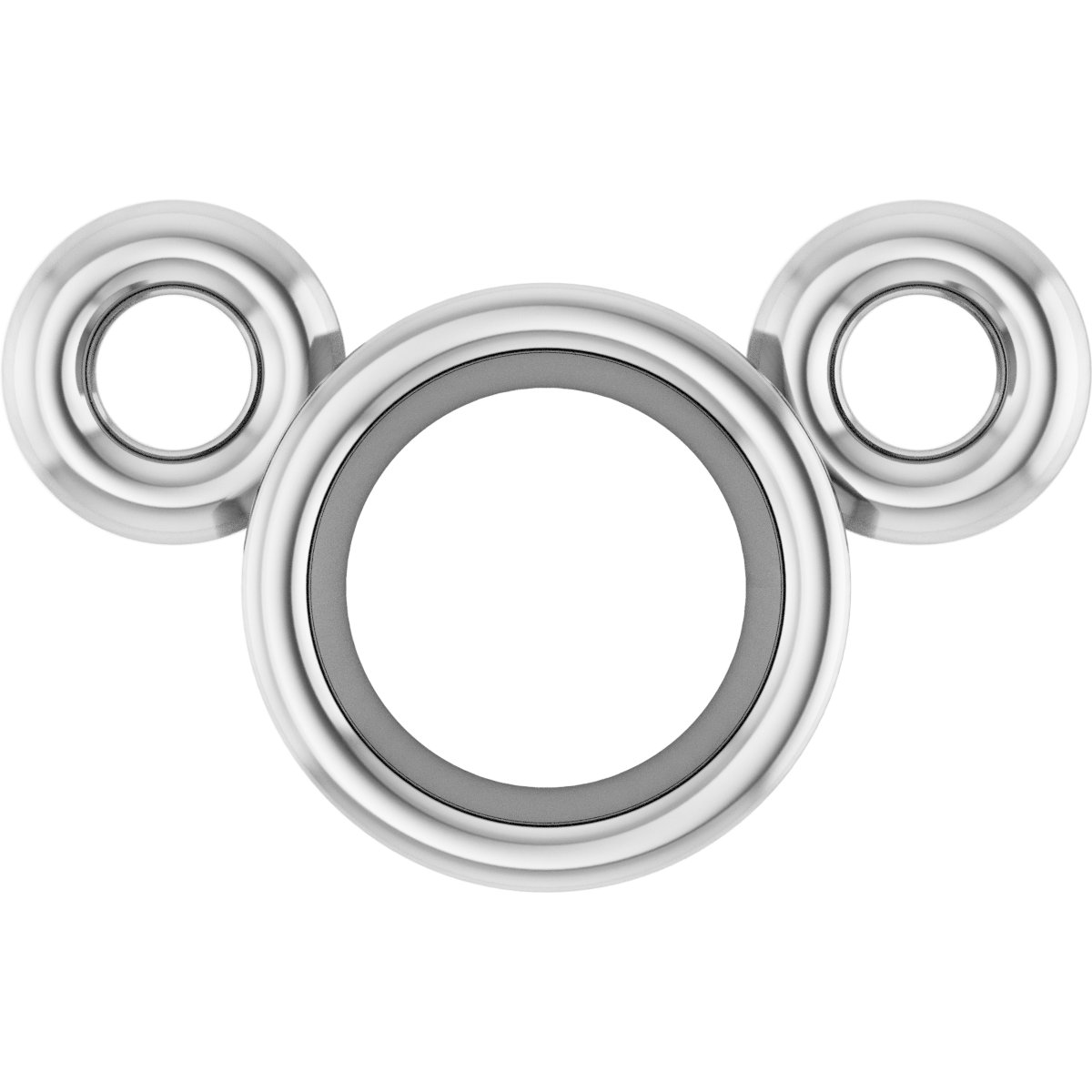 Bezel-Set Necklace Center