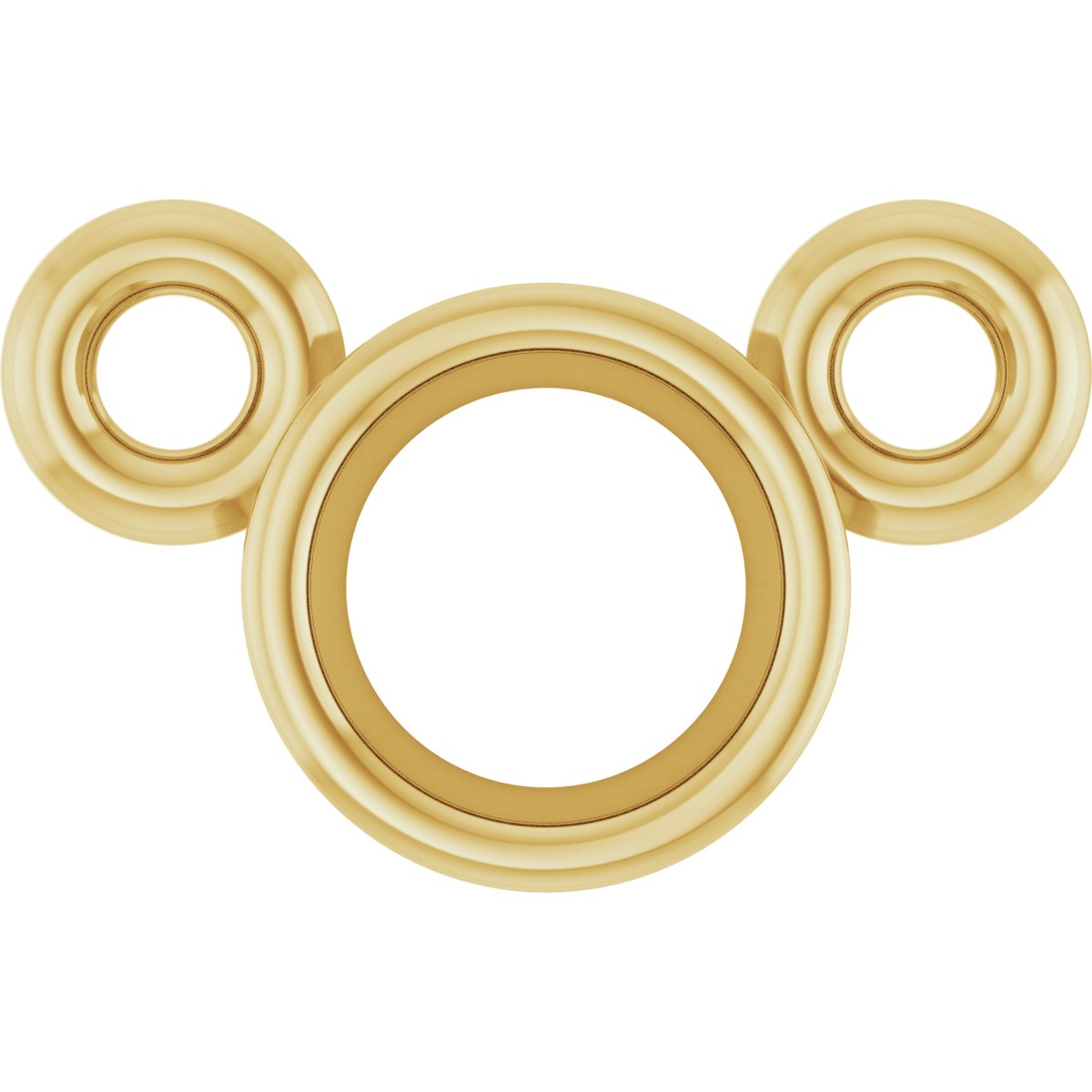 Bezel-Set Necklace Center
