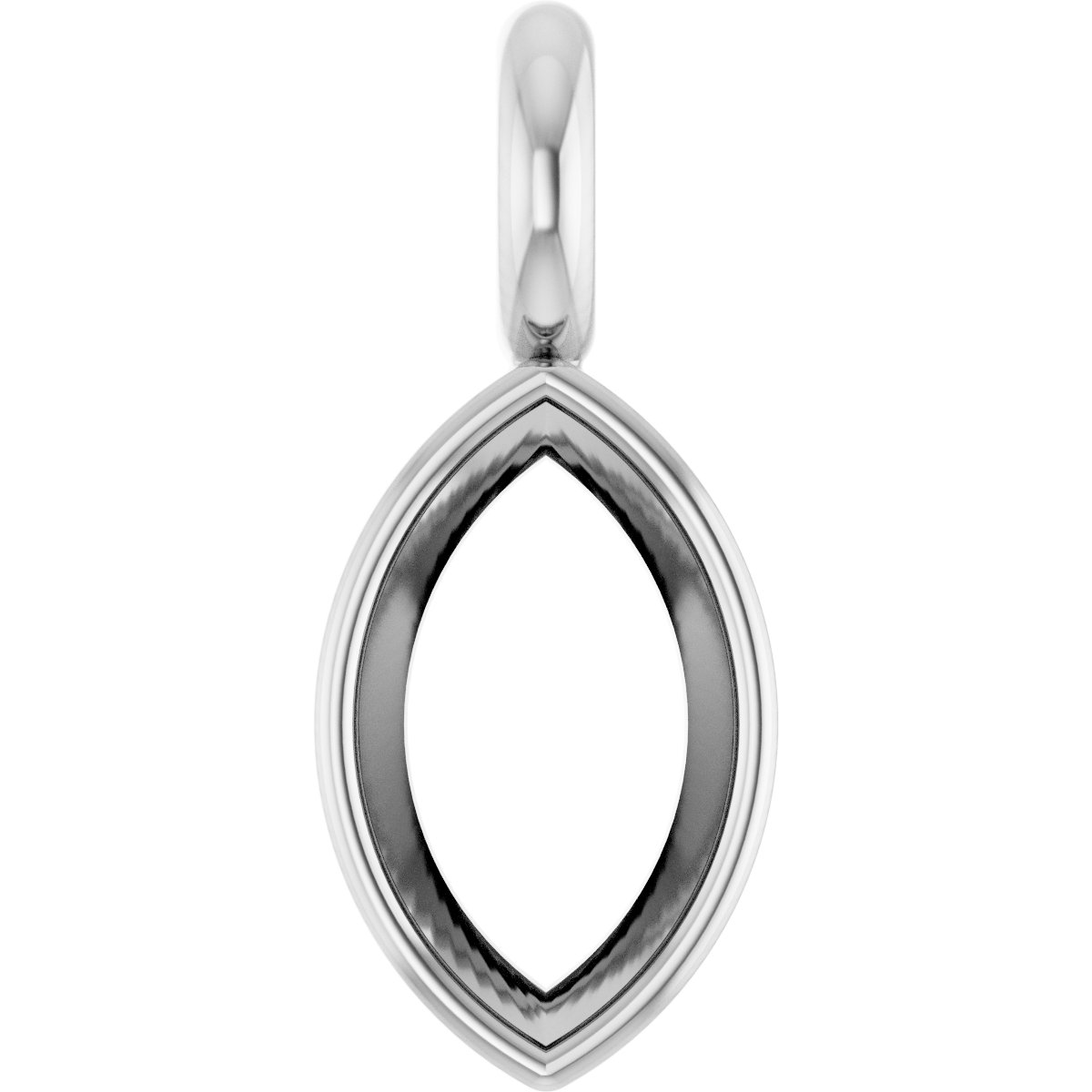 Bezel-Set Dangle