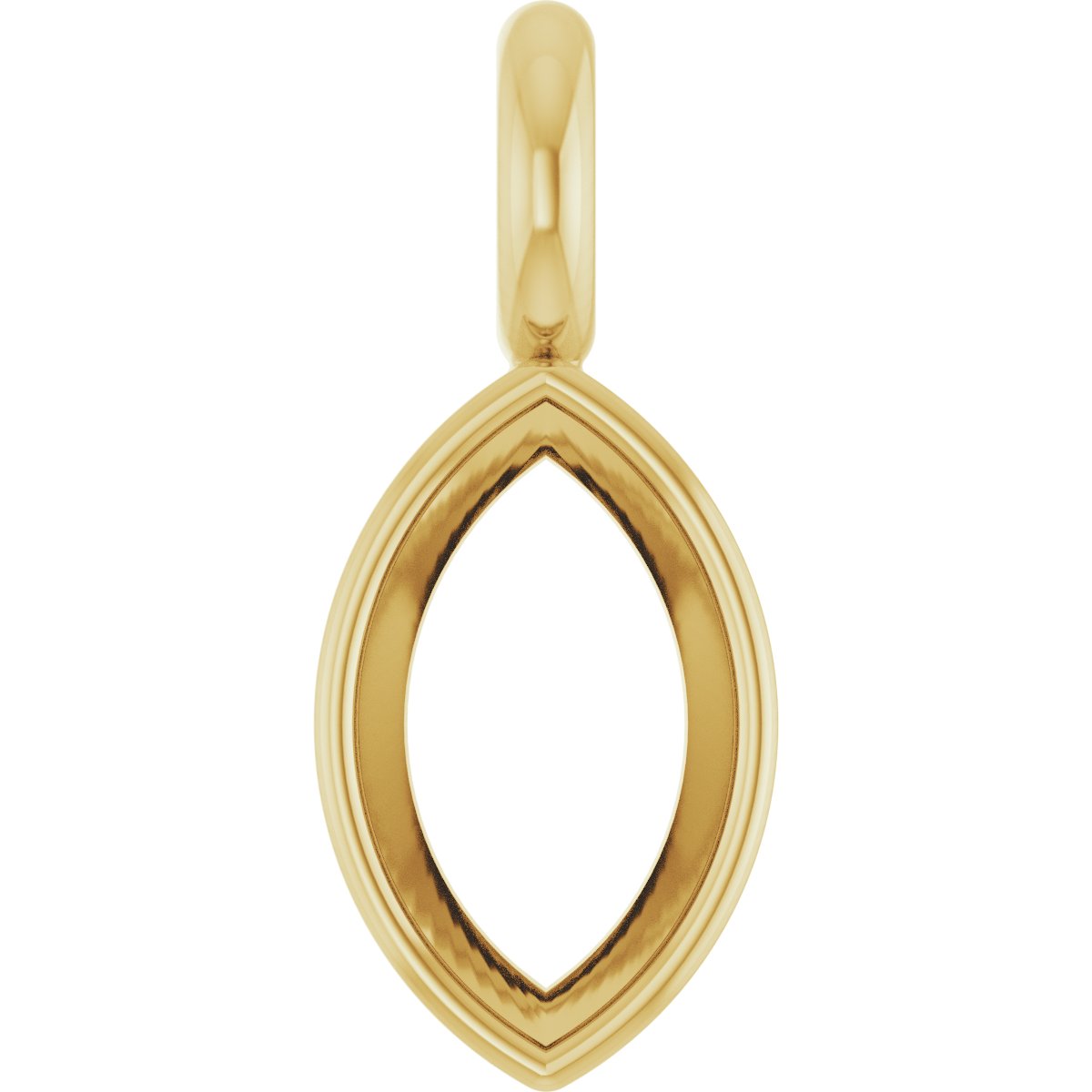Bezel-Set Dangle