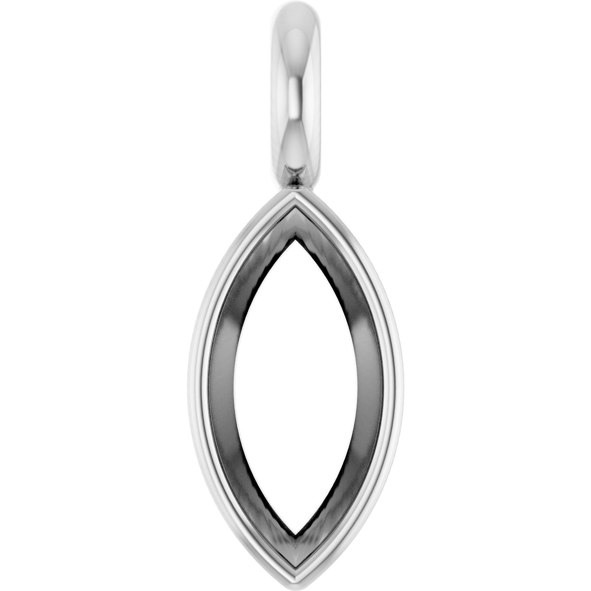 Bezel-Set Dangle