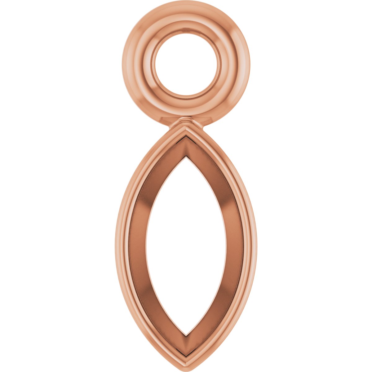 Bezel-Set Dangle