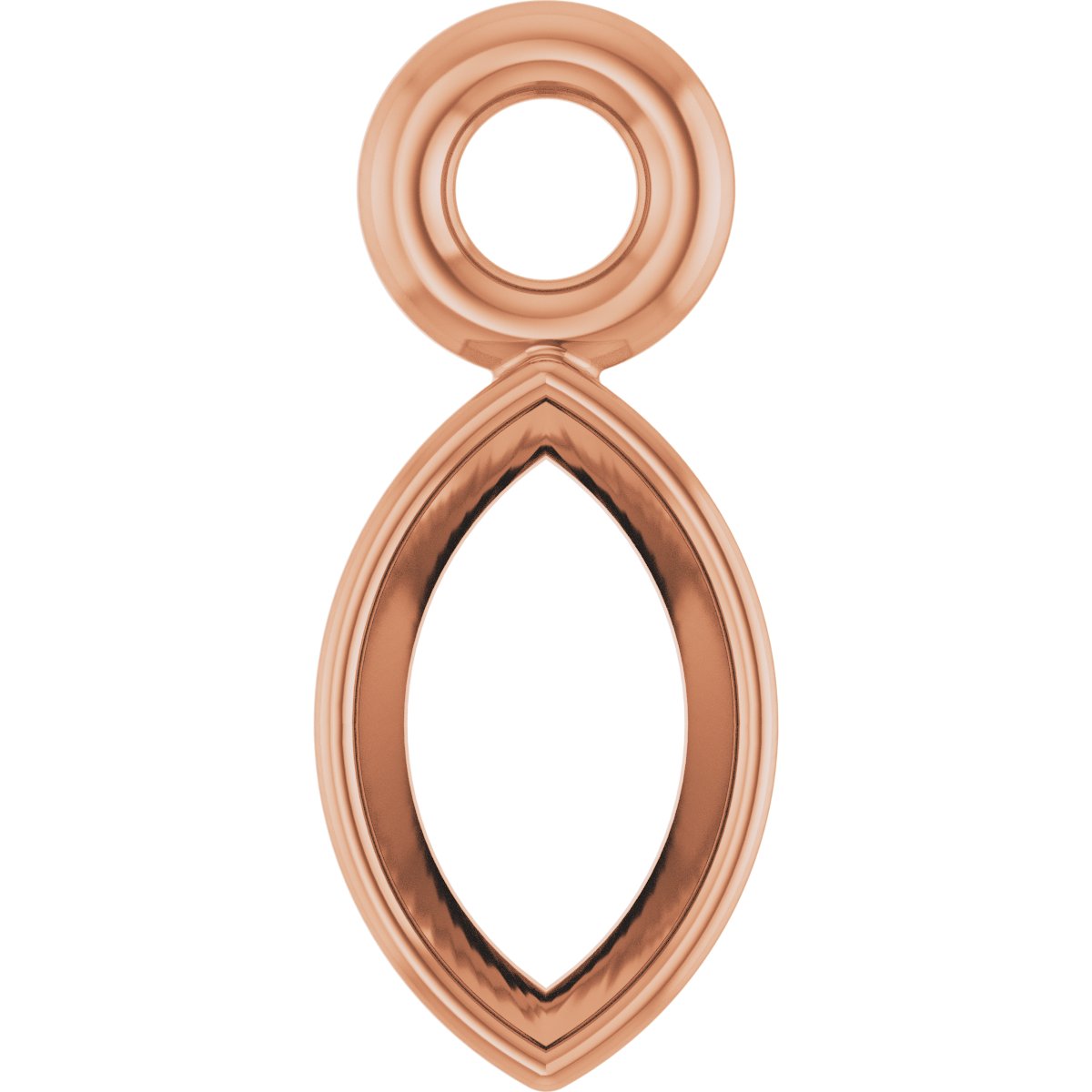 Bezel-Set Dangle