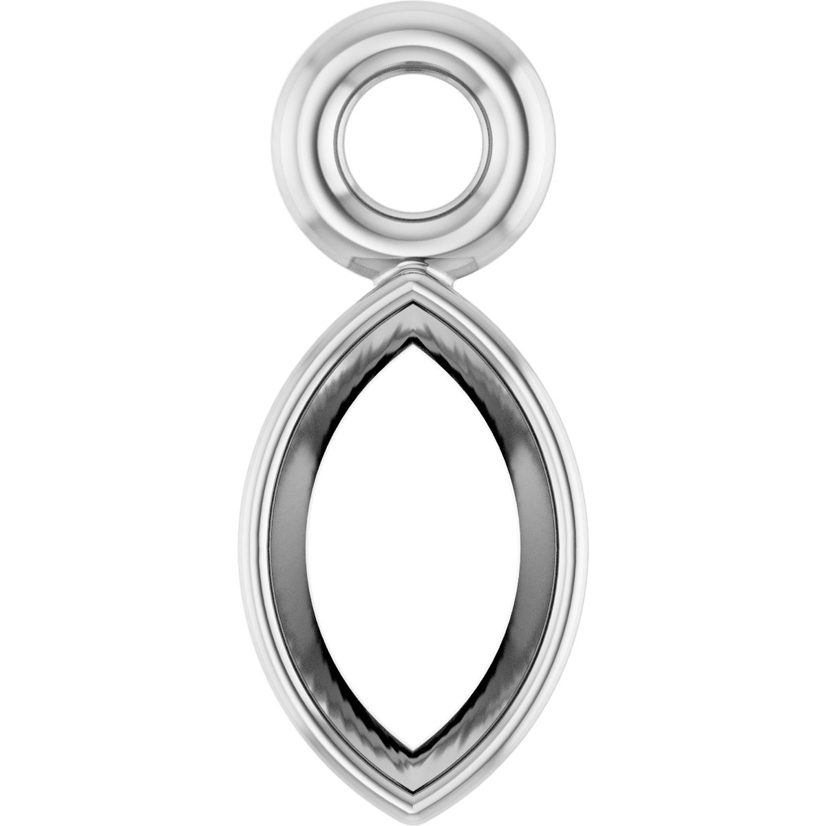 Bezel-Set Dangle