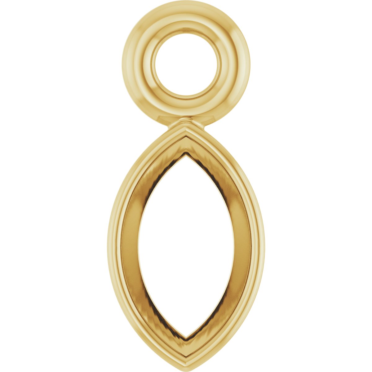Bezel-Set Dangle