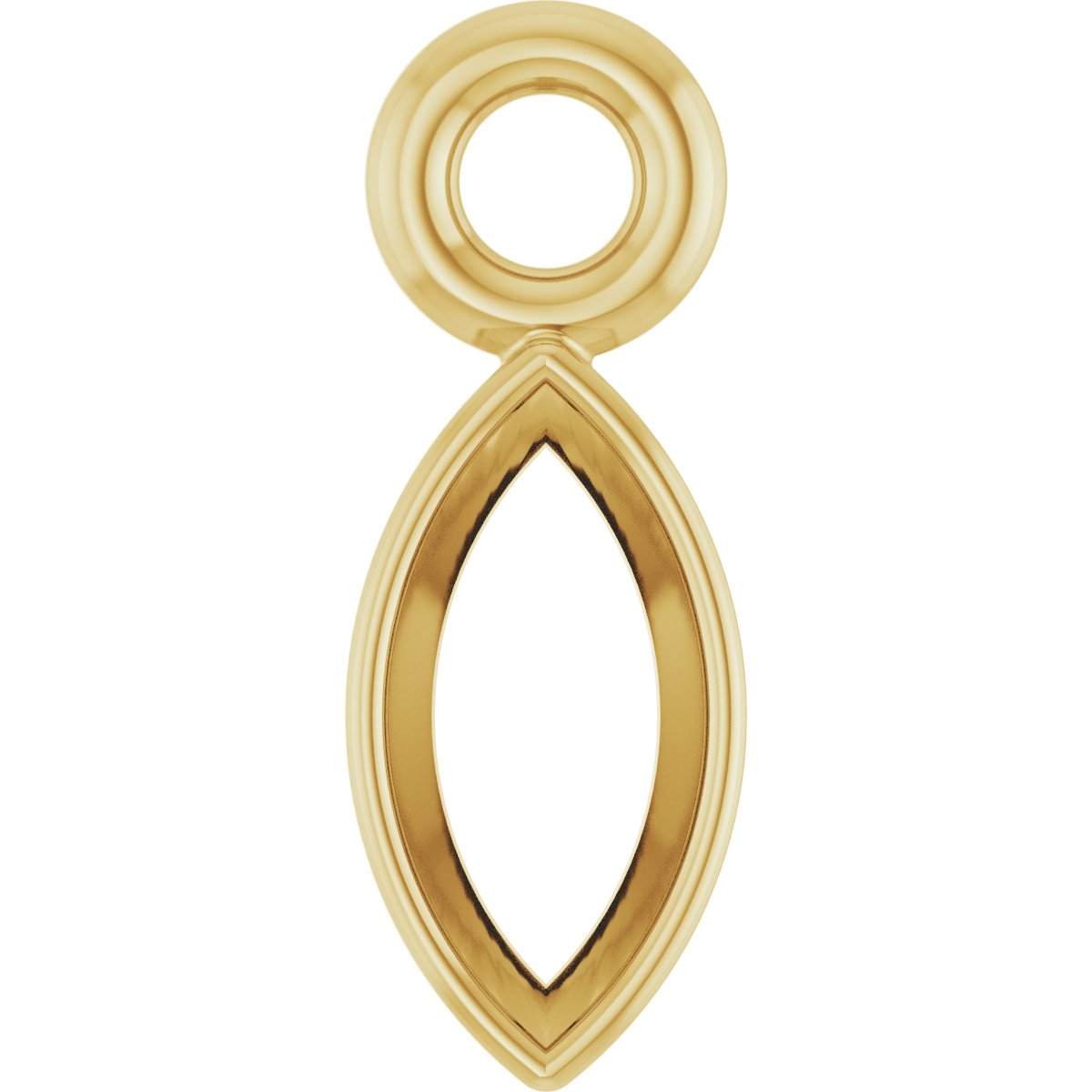 Bezel-Set Dangle