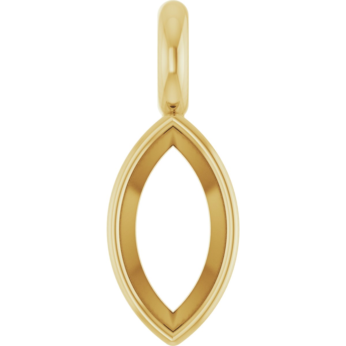 Bezel-Set Dangle