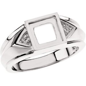 Accented Bezel-Set Ring