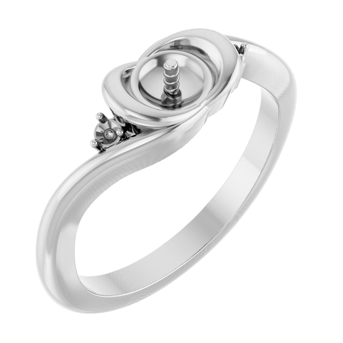 Accented Pearl Ring