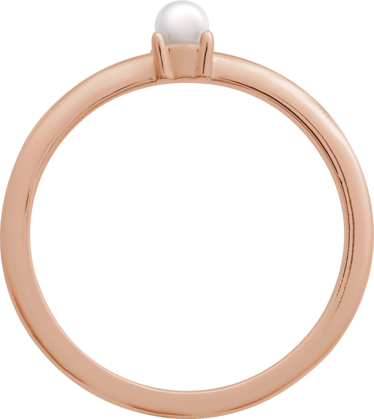 Alternative view of Stackable Pearl Ring