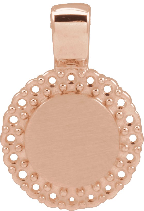 Engravable Accented Necklace or Pendant