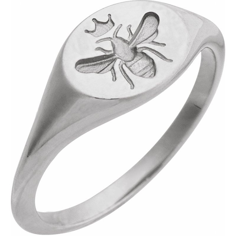 Intaglio Bee Signet Ring