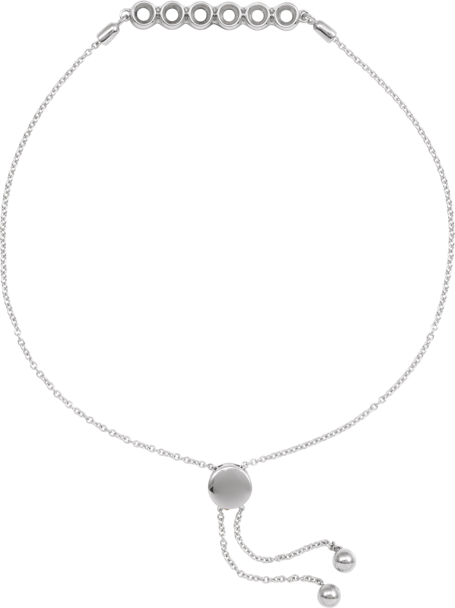 Family Bezel-Set Bracelet