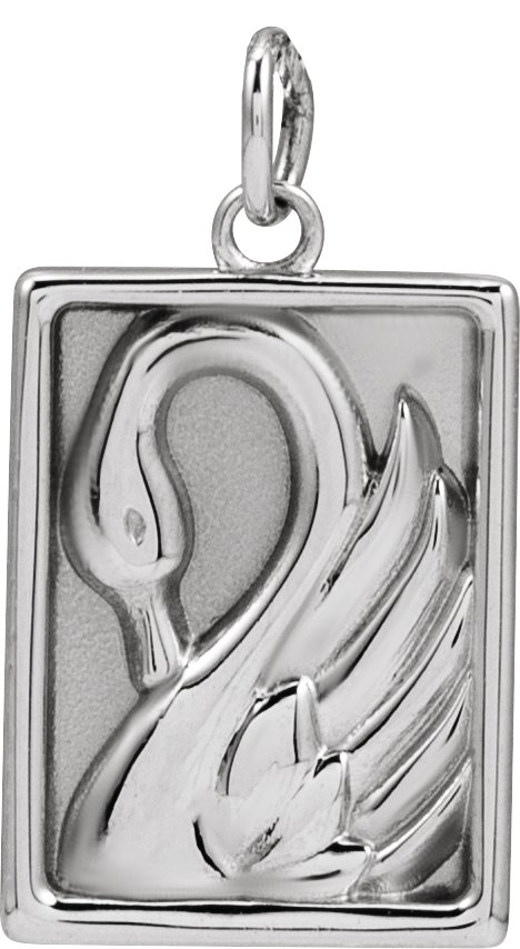 Sterling Silver Swan Pendant