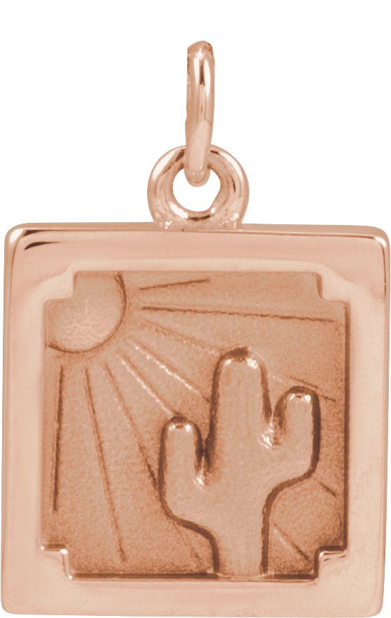 14K Rose Desert Pendant Ref 22428264